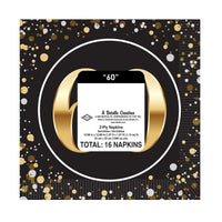 192 Pack Bulk 60th Birthday Luncheon Napkins 16 Ct, 2-Ply