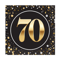 70th Birthday Luncheon Napkins - 2-Ply Party Supplies