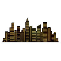 Cityscape Stand-Up Prop - 5ft 9in Awards Night & Heroes