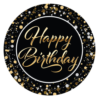Happy Birthday Dessert Plates - 7 inch (8 Count)