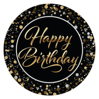 96 Pack Bulk Happy Birthday Dessert Plates 7 inch