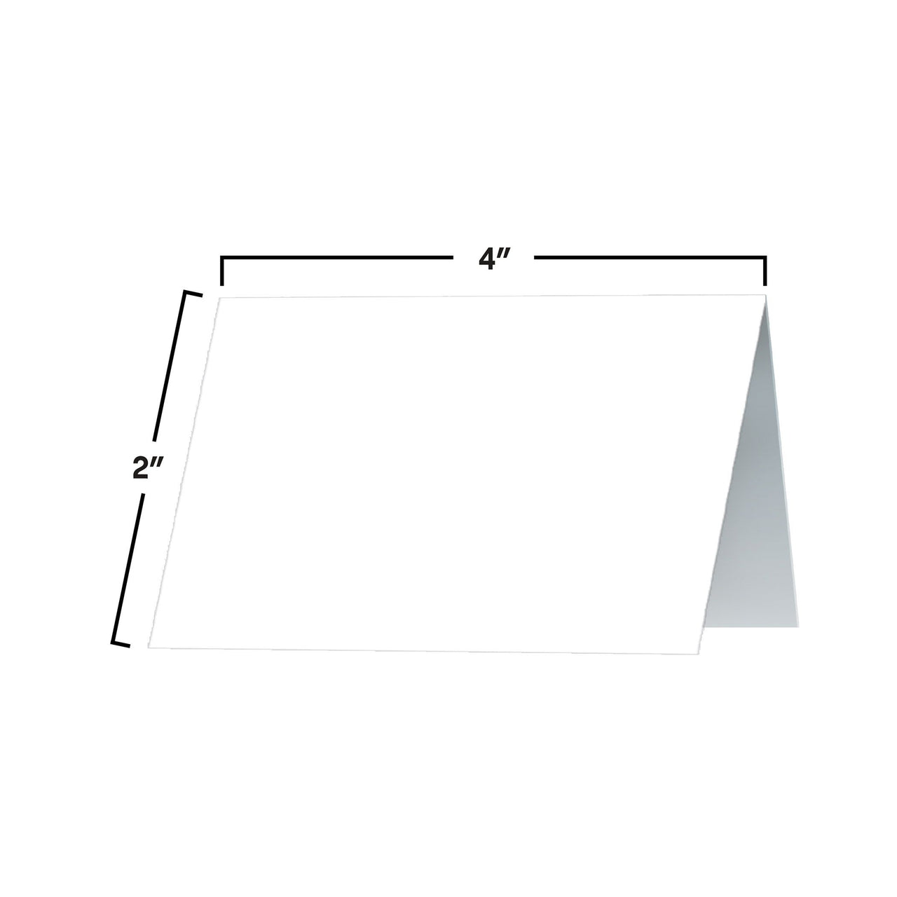60 Pack Bulk Elegant White Place Cards for Weddings & Events