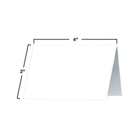 60 Pack Bulk Elegant White Place Cards for Weddings & Events