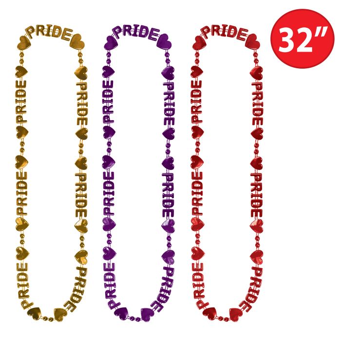60 Pack Bulk Pride Beads-of-Expression Rainbow Novelty Beads - view 4