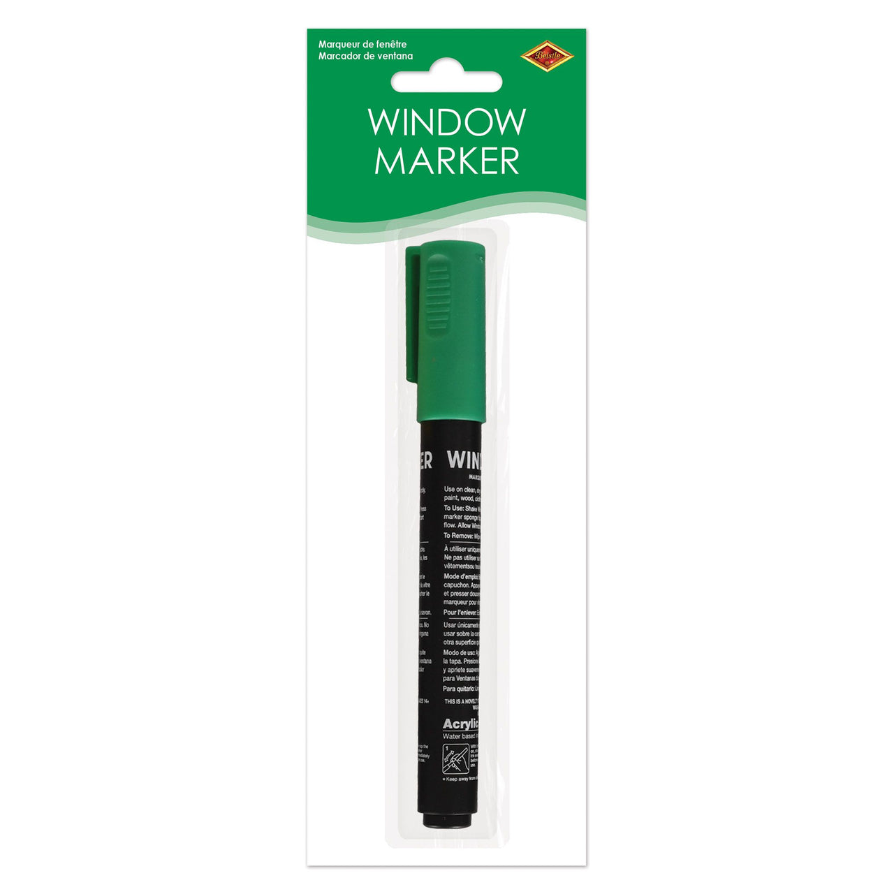 24 Pack Bulk Green Washable Window Marker Indoor & Outdoor Fun