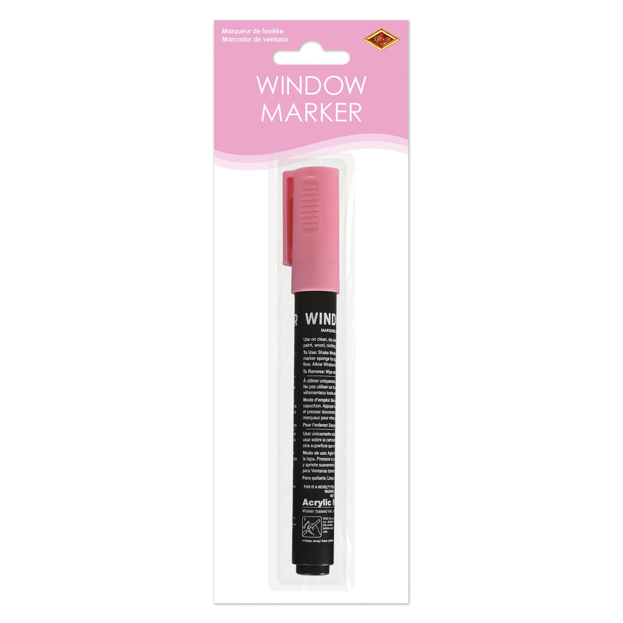 24 Pack Bulk Pink Washable Window Marker Indoor & Outdoor Use