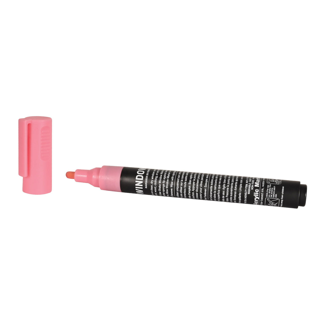 24 Pack Bulk Pink Washable Window Marker Indoor & Outdoor Use