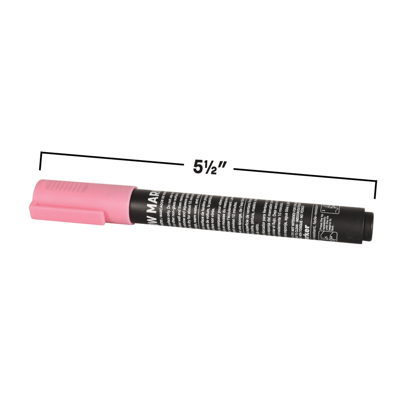 24 Pack Bulk Pink Washable Window Marker Indoor & Outdoor Use