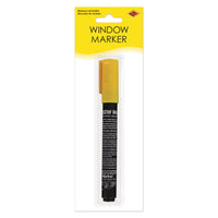 24 Pack Bulk Yellow Window Marker Washable, Non-Toxic & Easy Clean