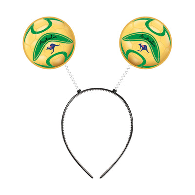 Soccer Ball Boppers Headband - Australia Theme