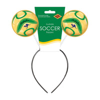 12 Pack Bulk Soccer Ball Boppers Headband Australia Theme