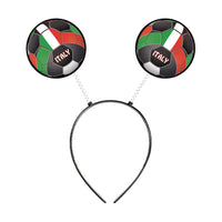Italy Flag Boppers Headband - Soccer & Sports Fan Accessory