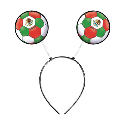 Mexico Boppers Headband - Soccer Fan Accessory