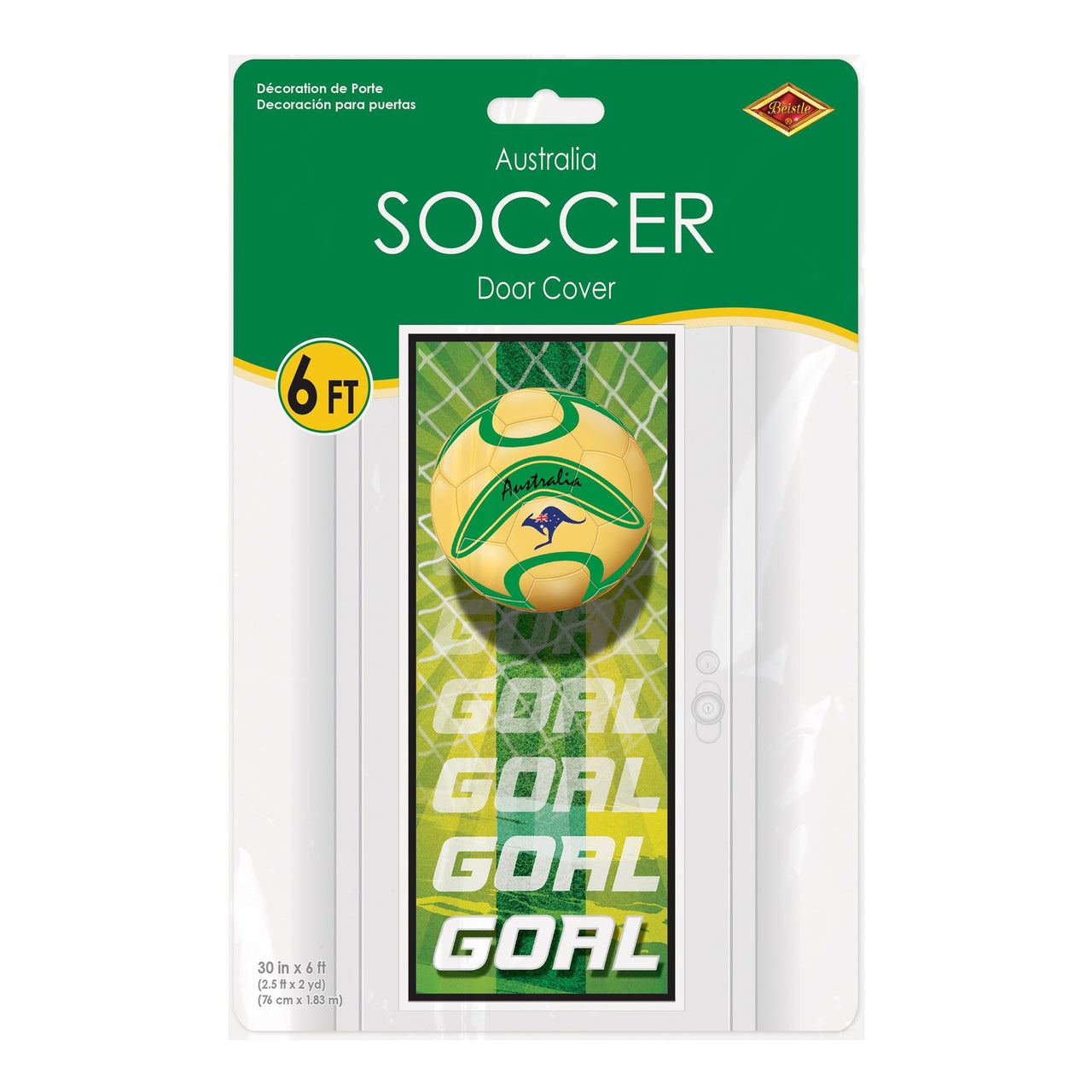 12 Pack Bulk Soccer Australia Door Cover All-Weather Sports Decoration