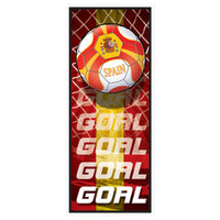 Spain Soccer Door Cover - All-Weather 6ft x 30in