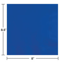 250ct Bulk Cobalt Blue Dinner Napkins 3 Ply