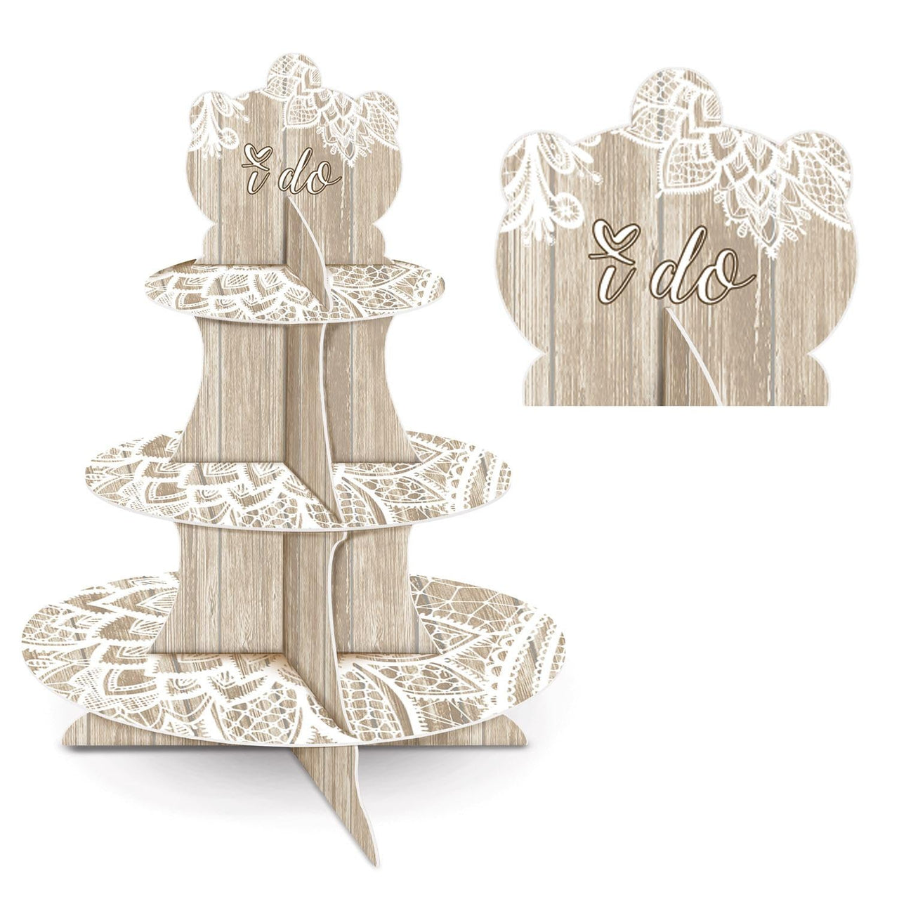 Wedding Cupcake Stand - Bulk 12 Pack