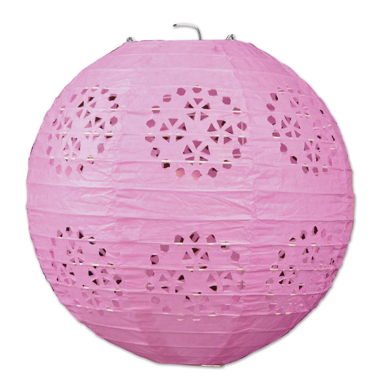 Party Lace Paper Lanterns pink - Bulk 18 Pack