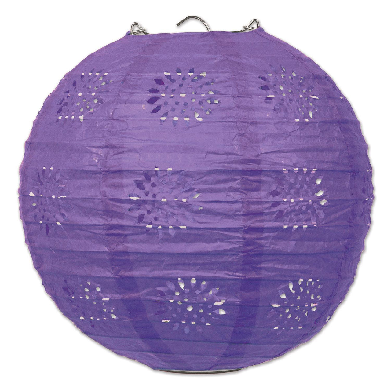 Party Lace Paper Lanterns purple - Bulk 18 Pack