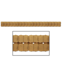 Kraft Paper Leaf Garland - Bulk 12 Pack