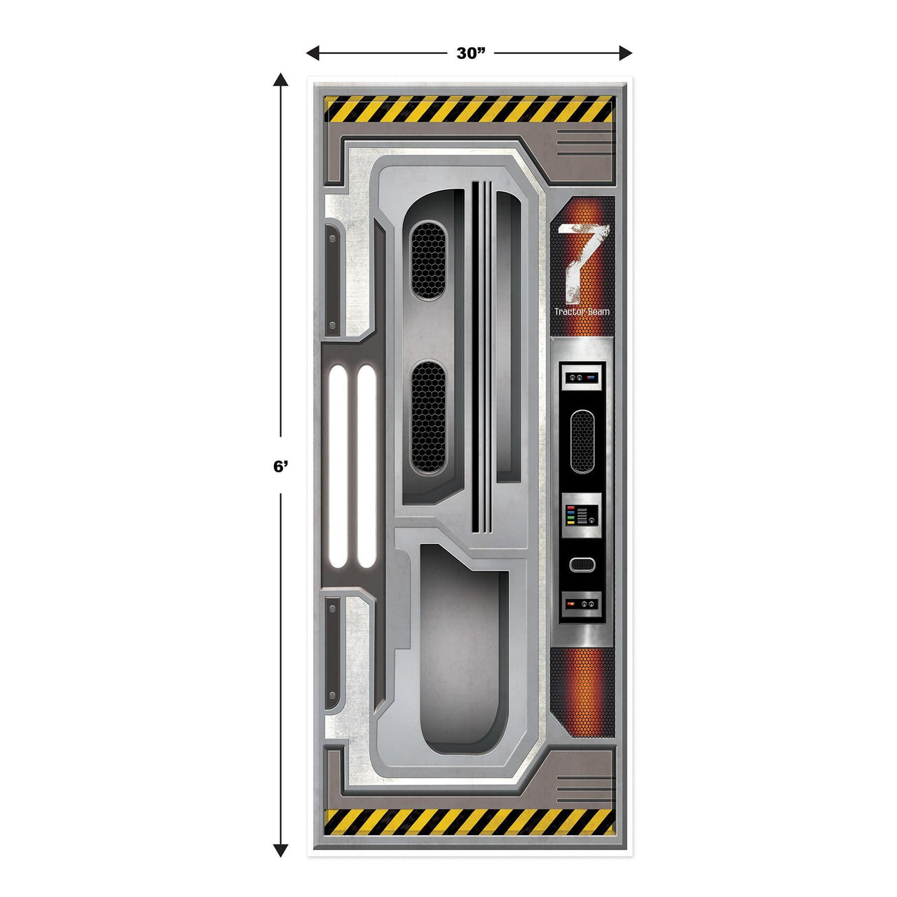 Spaceship Door Cover, party supplies, decorations, The Beistle Company, Space, Bulk, Other Party Themes, Space Themed Party Supplies