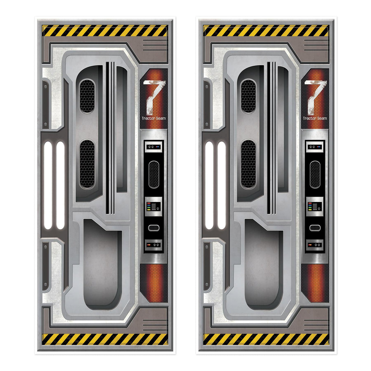 Spaceship Door Cover, party supplies, decorations, The Beistle Company, Space, Bulk, Other Party Themes, Space Themed Party Supplies