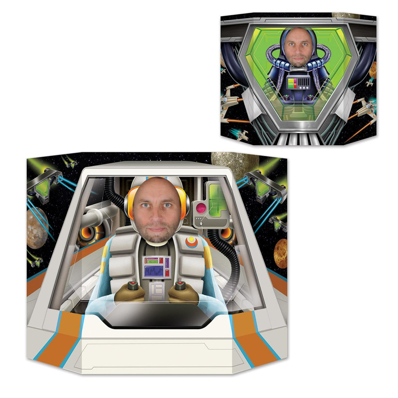 Space Pilot Party Photo Prop - Bulk 6 Pack
