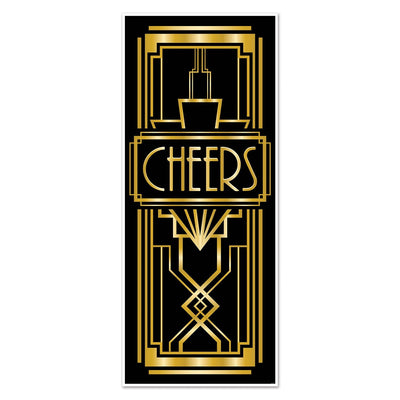 Roaring 20's Party Door Cover - Bulk 12 Pack