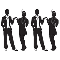Bulk Roaring 20's Silhouettes (Case of 24) by Beistle