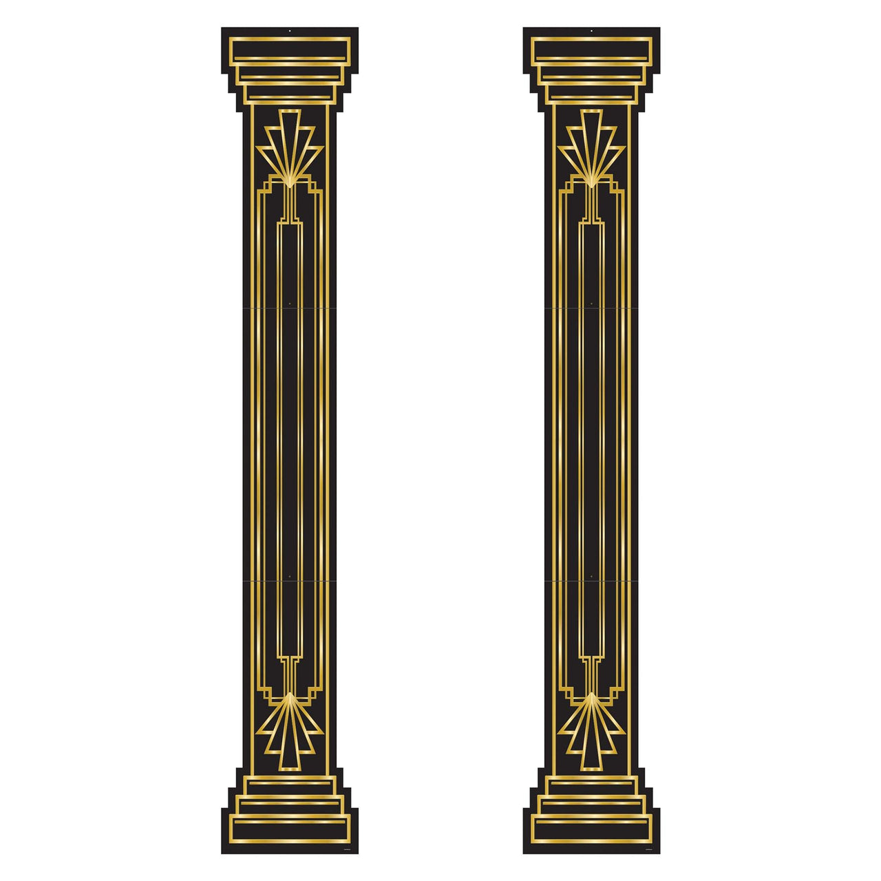 Jointed Roaring 20's Column Pull-Down Cutout, party supplies, decorations, The Beistle Company, Roaring 20's, Bulk, Other Party Themes, Roaring 20's Party Theme
