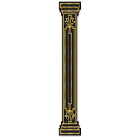 Jtd Roaring 20's Column Pull-Down Party Cutout - Bulk 12 Pack