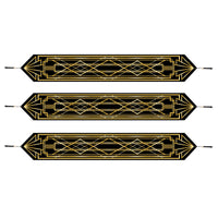 Bulk Printed Roaring 20's Paper Table Runner (Case of 12) by Beistle
