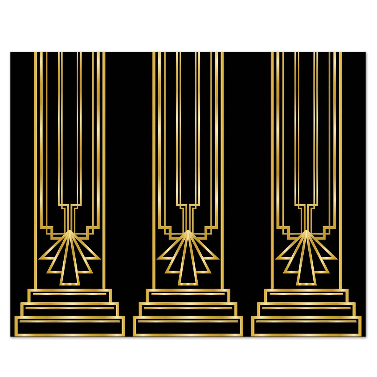 Roaring 20's Party Backdrop - Bulk 6 Pack