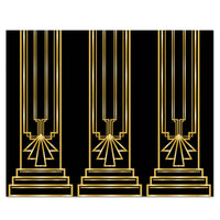 Roaring 20's Party Backdrop - Bulk 6 Pack