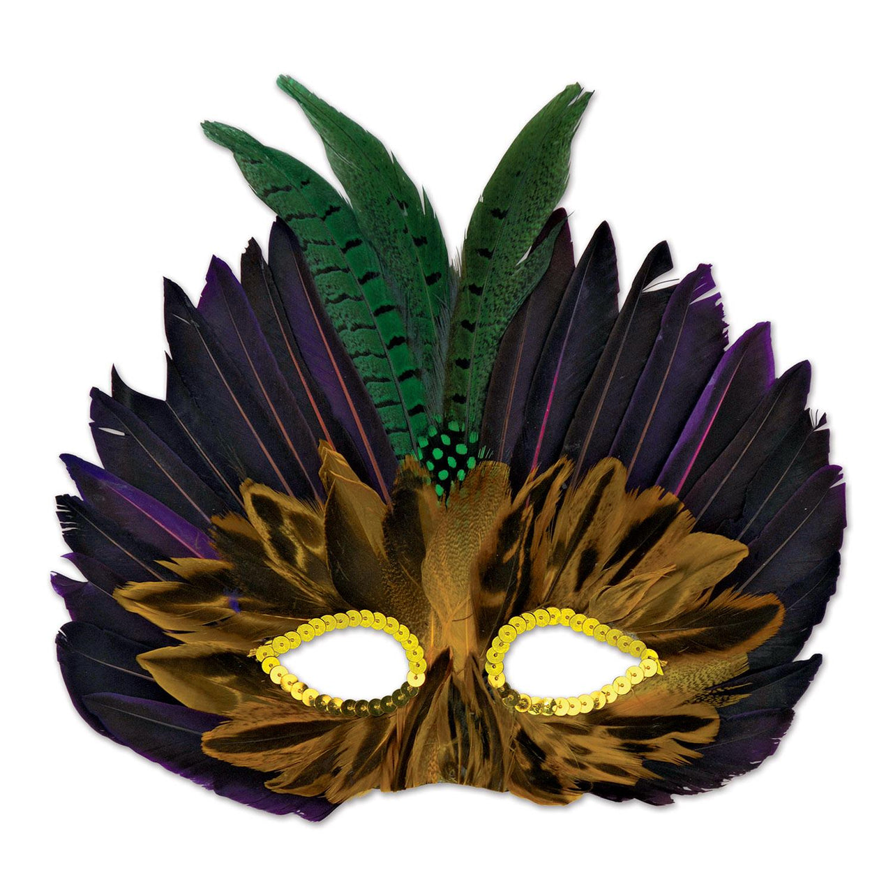 Mardi Gras Mask - Bulk 12 Pack