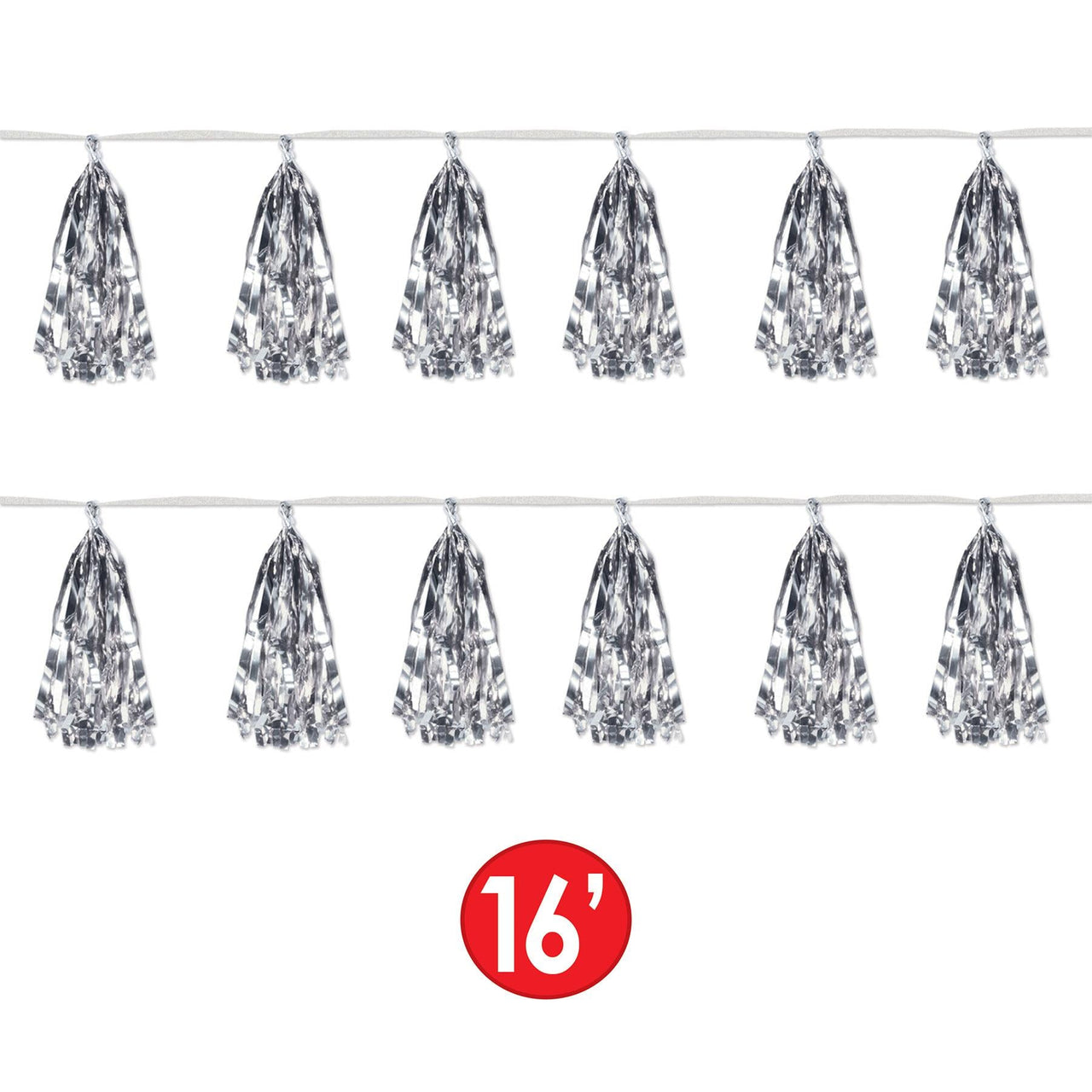 Bulk Metallic Tassel Garland (Case of 12) by Beistle