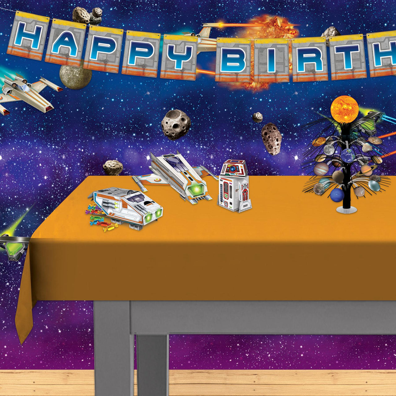 Galaxy Party Backdrop (1/Package)