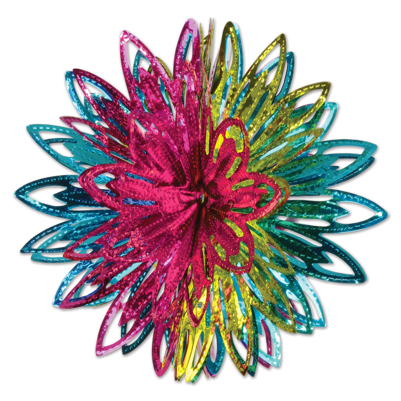 Party Metallic Starburst Balls - Bulk/24 Starburst Balls