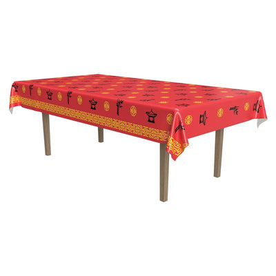 Asian Party Tablecover - Bulk 12 Pack