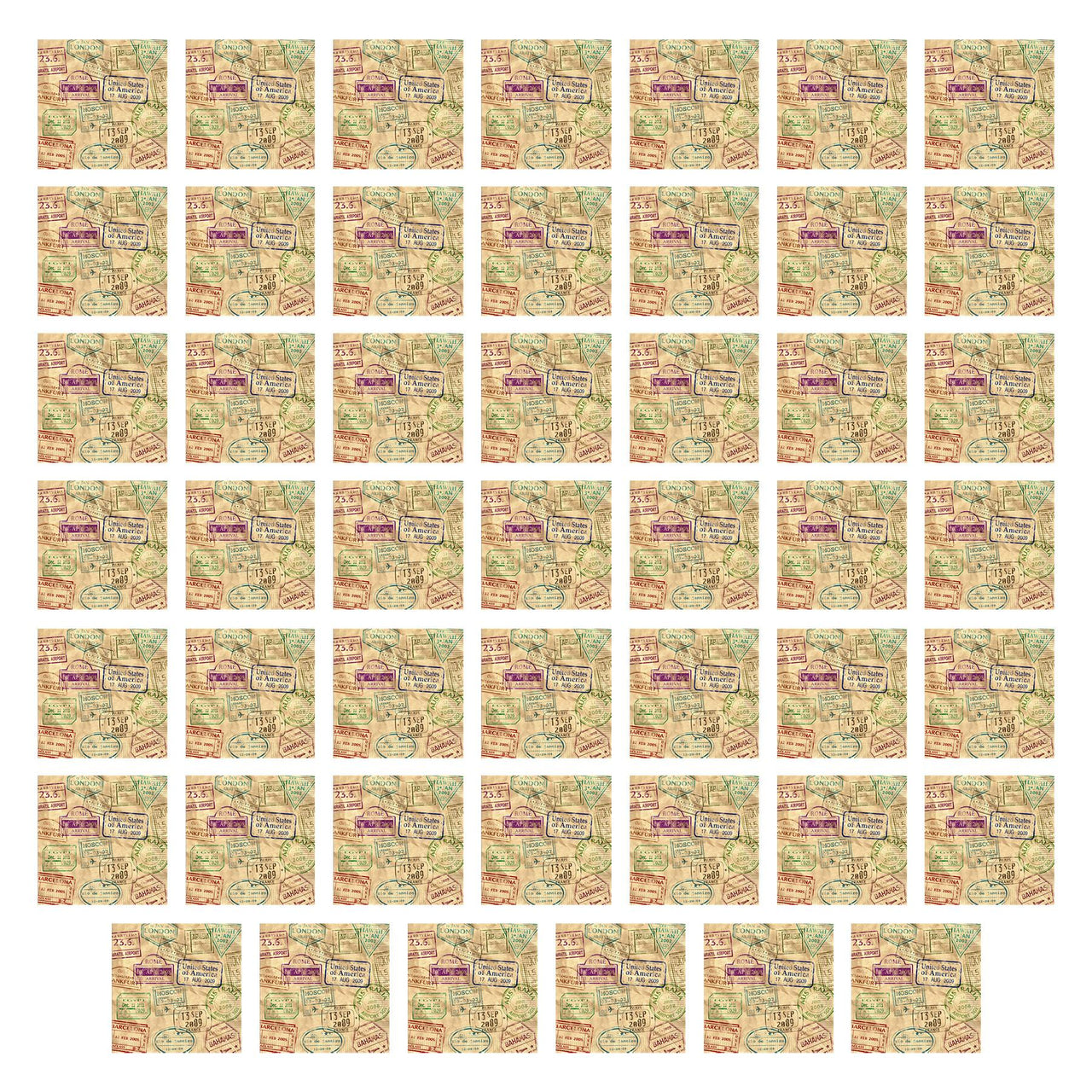Bulk Around The World Luncheon Napkins (Case of 192) by Beistle