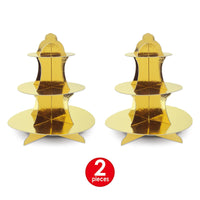 Metallic Cupcake Stand, party supplies, decorations, The Beistle Company, General Occasion, Bulk, Birthday Party Supplies, Birthday Decorations, Misc. Birthday Decorations