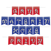 Western Party Streamer Set - Bulk 12 Pack