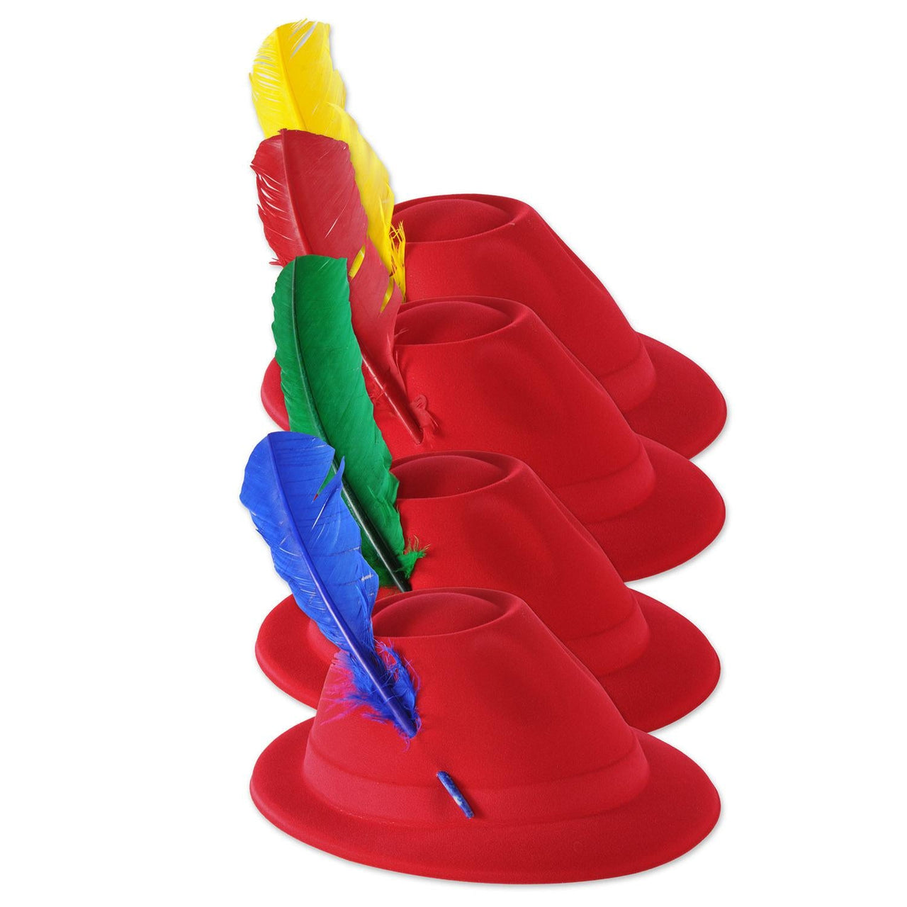 Oktoberfest Red Velour Alpine - Bulk 24 Pack