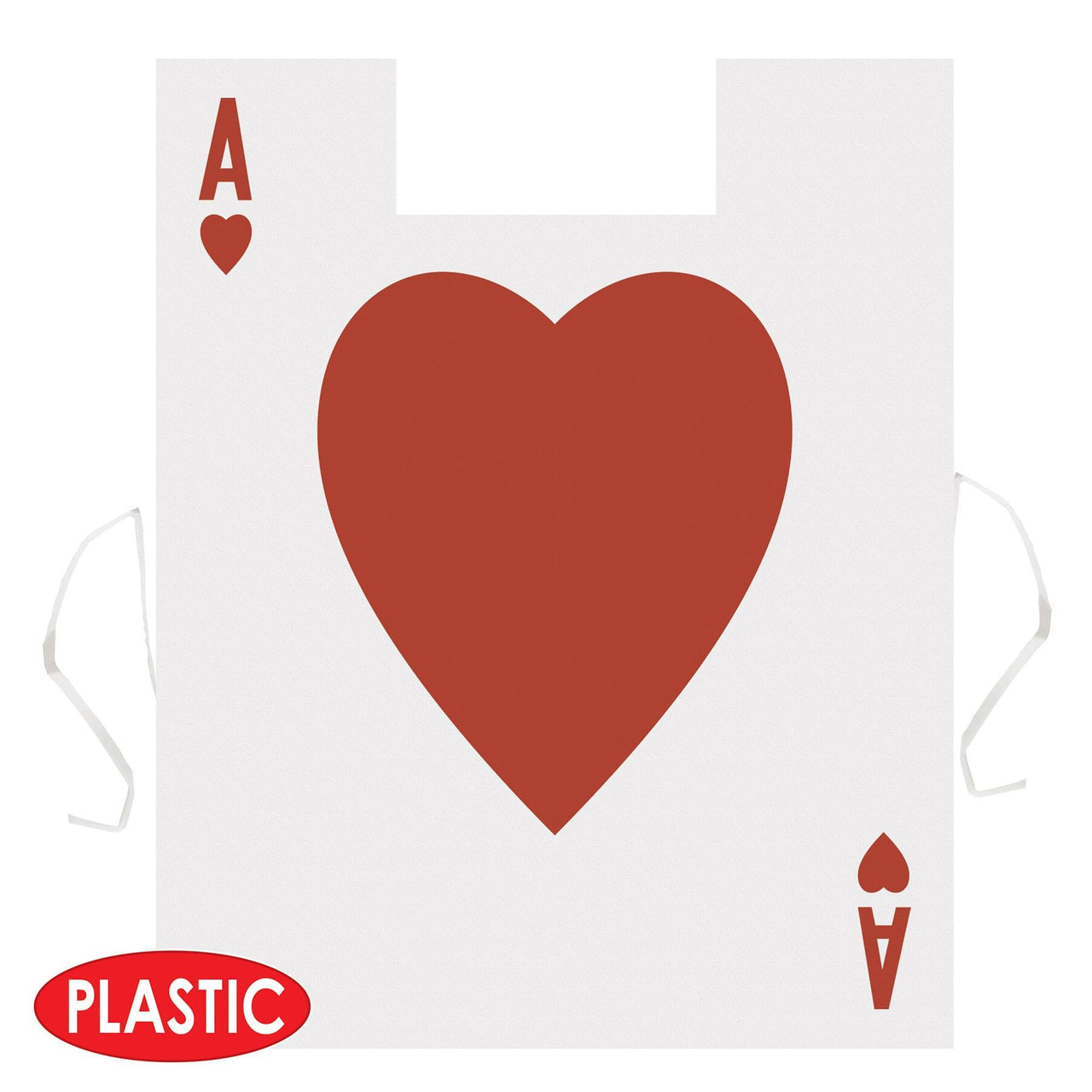 Plastic Card Suit Vest, party supplies, decorations, The Beistle Company, Alice In Wonderland, Bulk, Other Party Themes, Alice in Wonderland