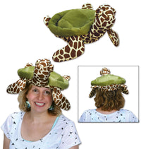Plush Sea Turtle Hat - Bulk 6 Pack