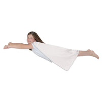 12 Pack Bulk White Fabric Cape 30 inch (Spirit Colors, Heroes, Halloween)