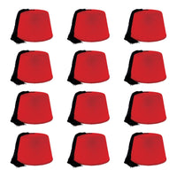 Bulk Felt Fez Hat (Case of 12) by Beistle