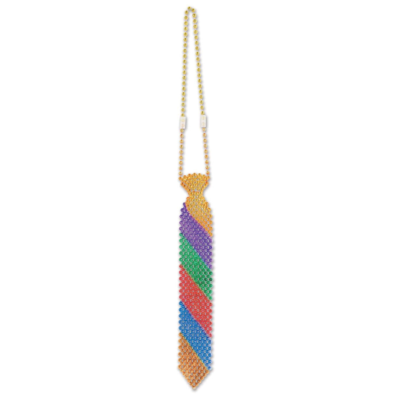 Beaded Rainbow Tie - Bulk/12 Ties