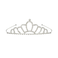 Royal Rhinestone Tiara - Bulk 6 Pack