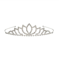 Royal Queen Rhinestone Tiara - Bulk 6 Pack